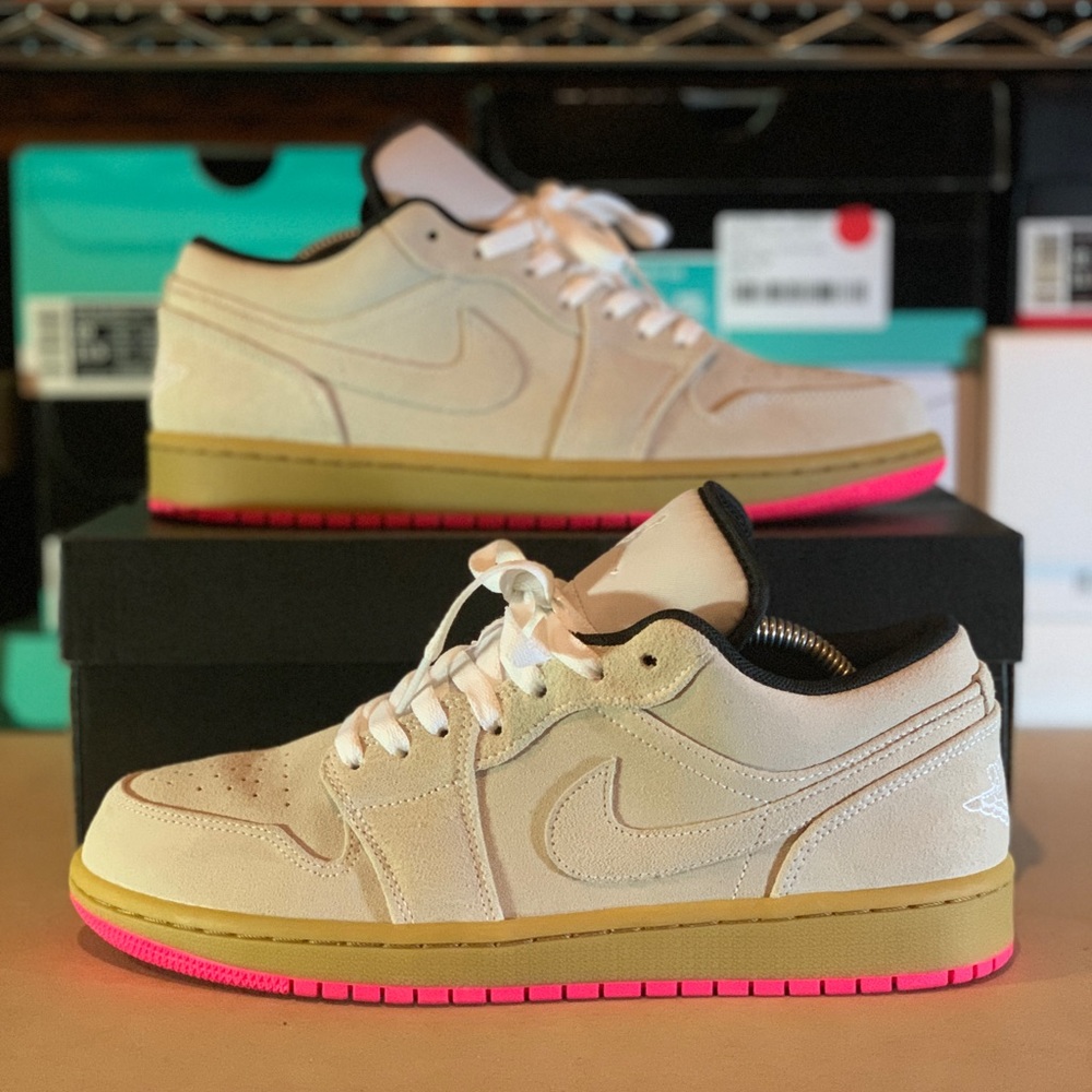 Jordan 1 Low “Gum Pink”